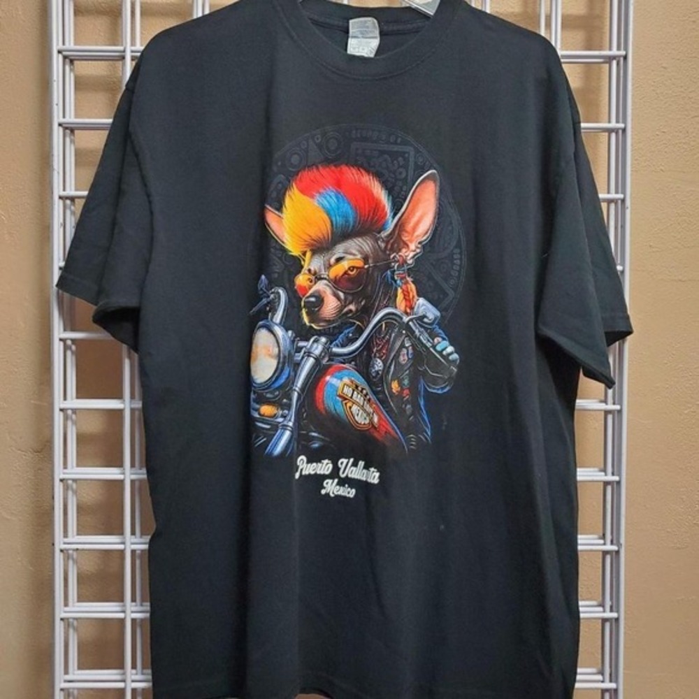 Puerto‎ Vallarta Mexico biker tee
